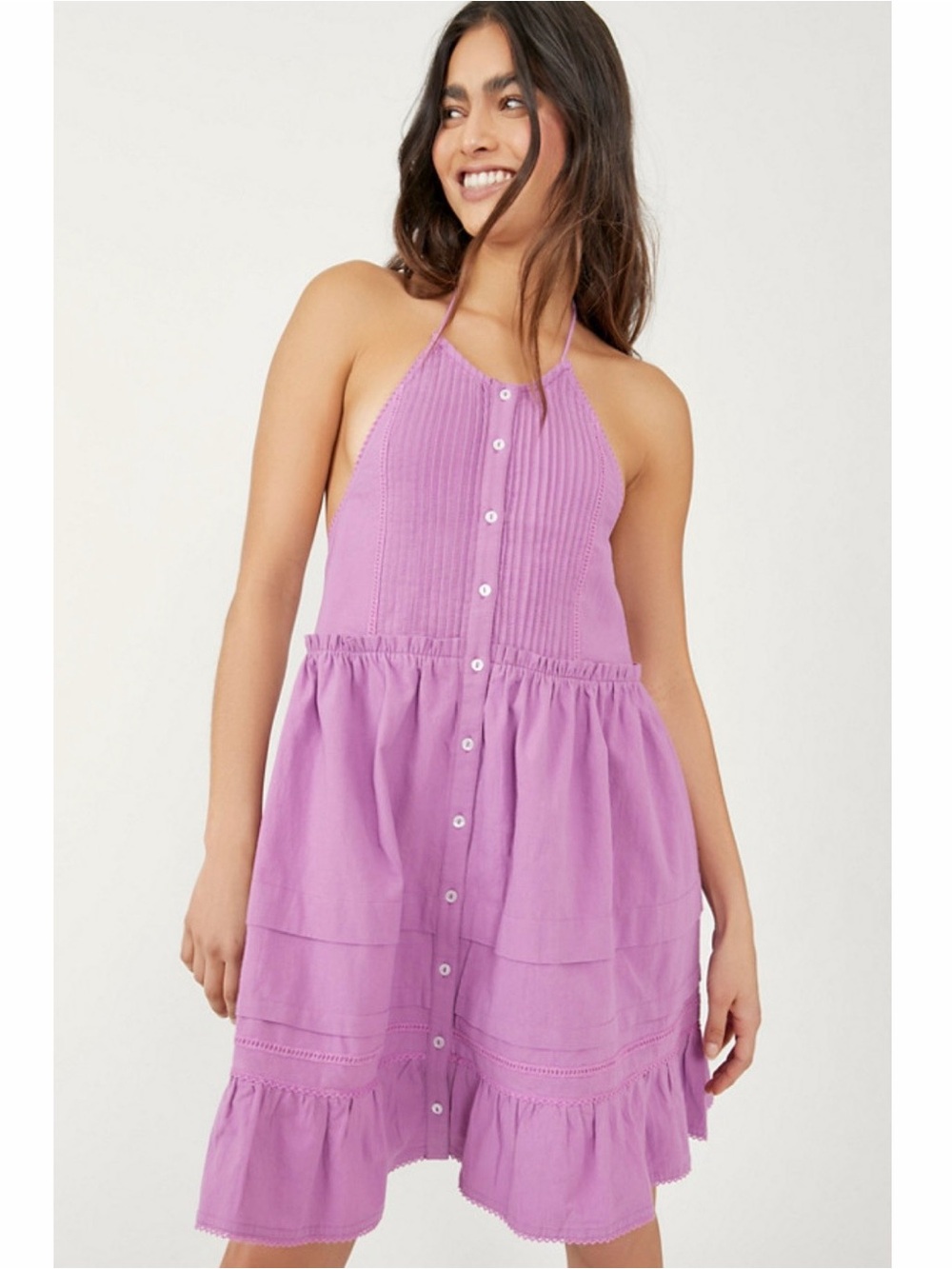Free People Desert Days Mini Dress size Large